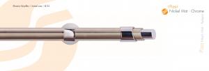 Κουρτινόβεργα Piza nickel mat-chrome